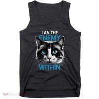 I Am The Enemy Within Tank Top thumb 0