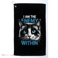 I Am The Enemy Within Golf Towel thumb 0