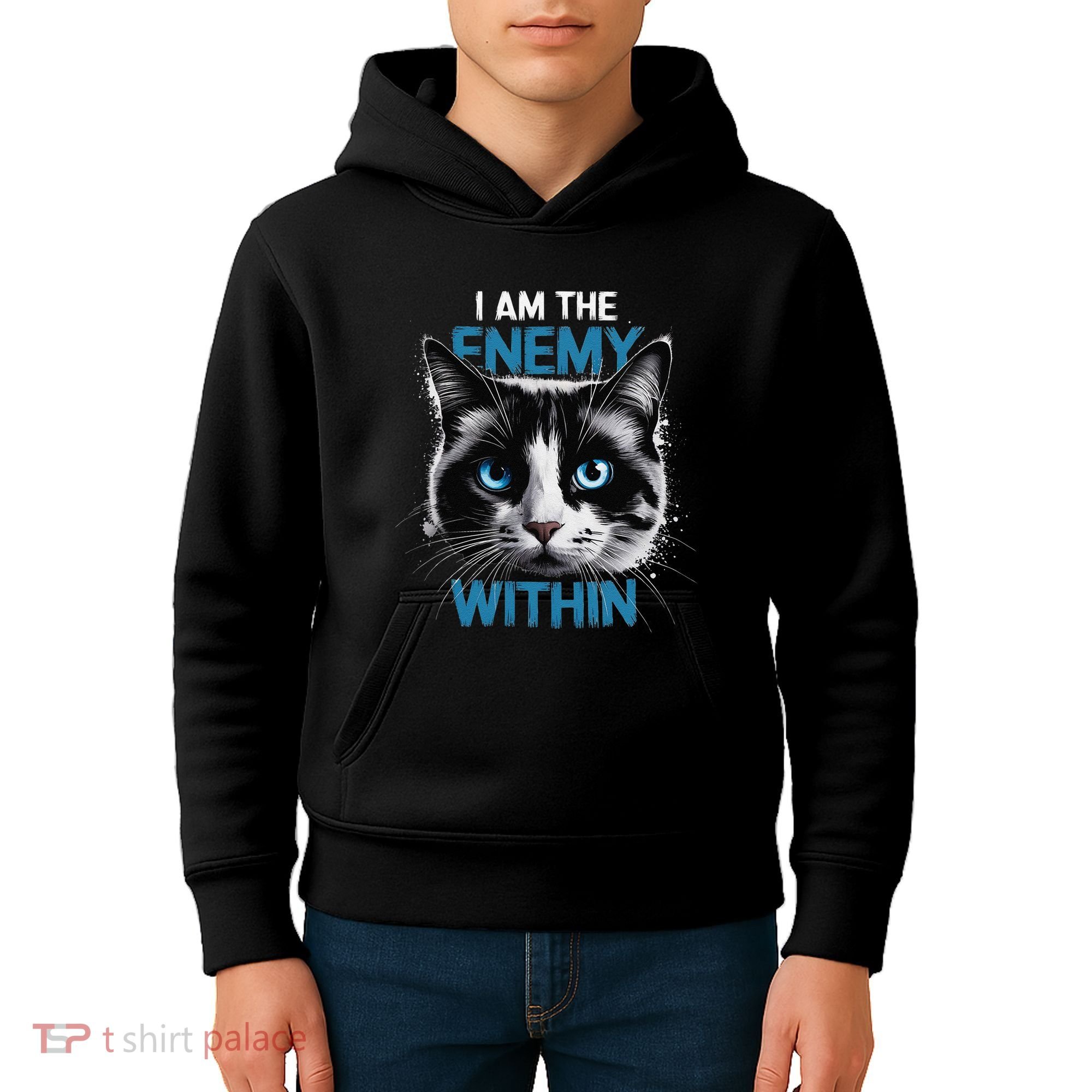 I Am The Enemy Within Kids Hoodie