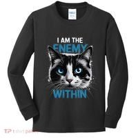 I Am The Enemy Within Kids Long Sleeve Shirt thumb 0