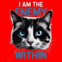 I Am The Enemy Within Santa Hat thumb 1