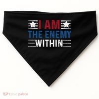 I Am The Enemy Within USA-Made Doggie Bandana thumb 0