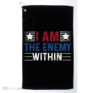 I Am The Enemy Within Golf Towel