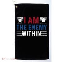 I Am The Enemy Within Golf Towel thumb 0
