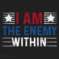 I Am The Enemy Within Golf Towel thumb 3