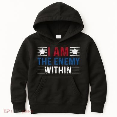 I Am The Enemy Within Kids Hoodie