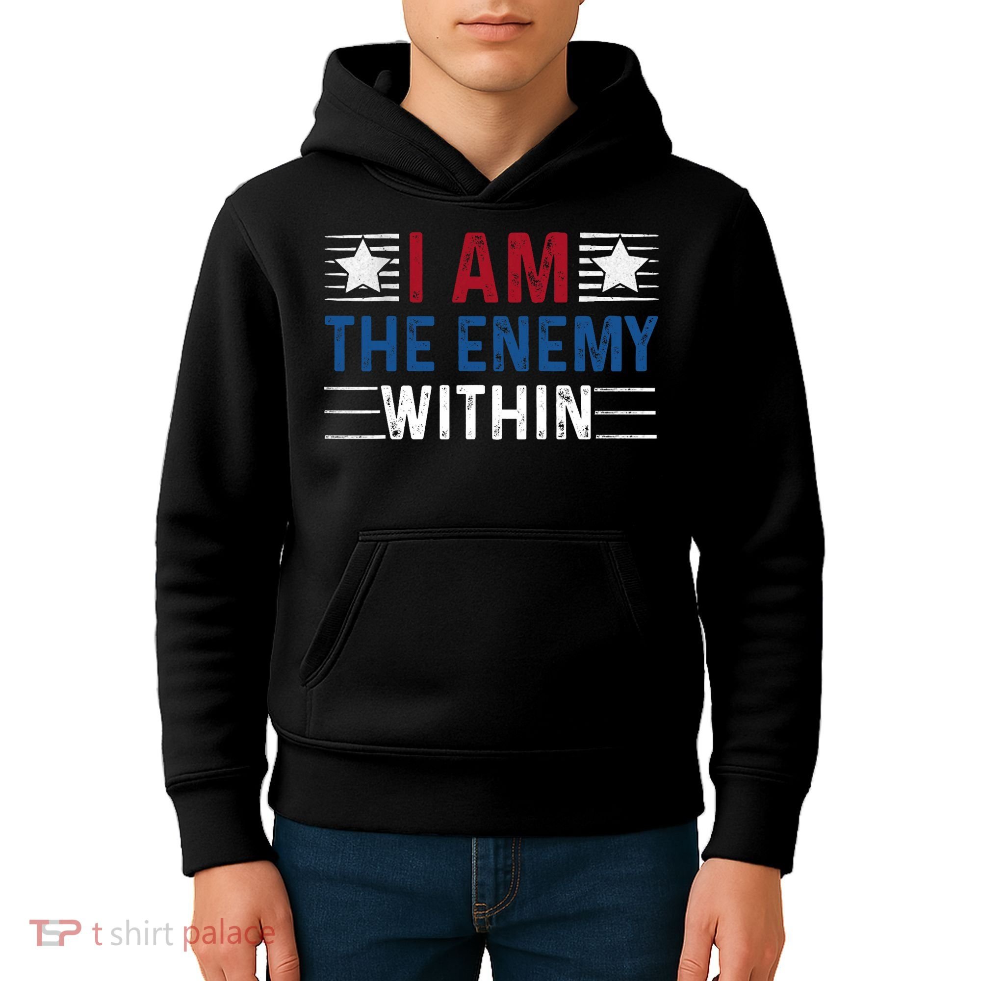 I Am The Enemy Within Kids Hoodie
