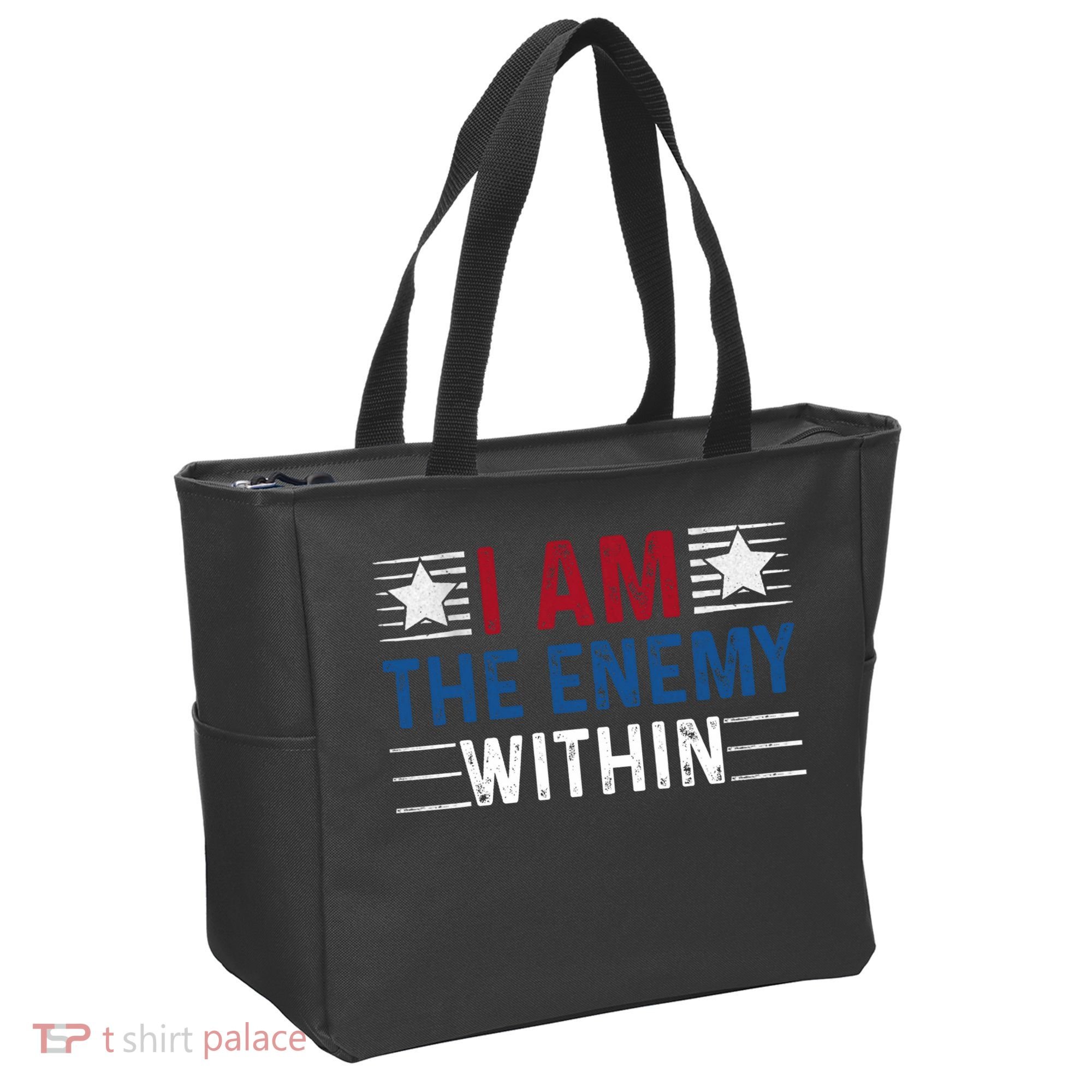 I Am The Enemy Within Tote Bag