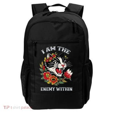I Am The Enemy Within Cat Kamala Harris 2024 Merch Backpack