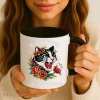 I Am The Enemy Within Cat Kamala Harris 2024 Merch Coffee Mug thumb 3