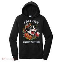 I Am The Enemy Within Cat Kamala Harris 2024 Merch Women's Hoodie thumb 0