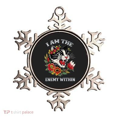 I Am The Enemy Within Cat Kamala Harris 2024 Merch Ornament