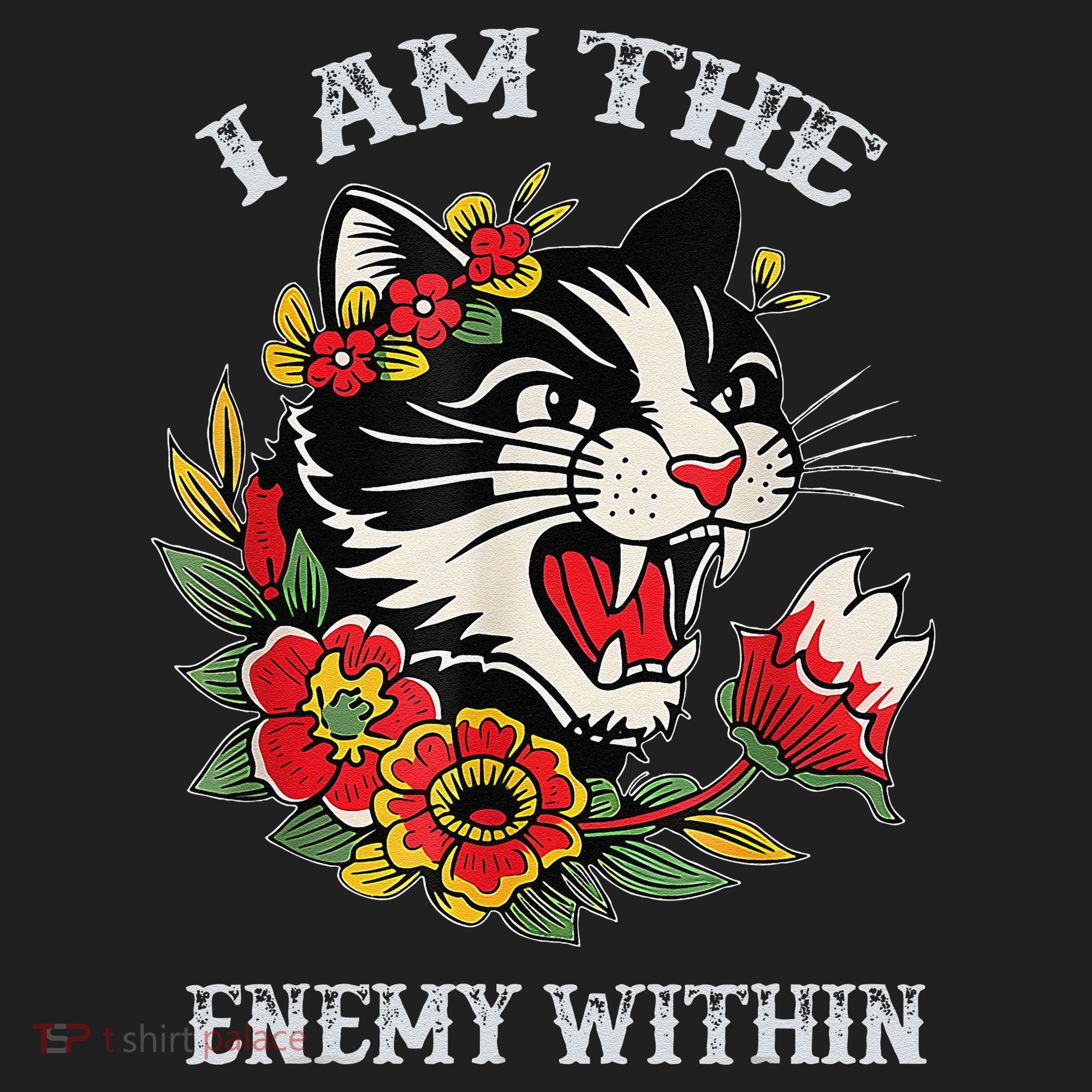 I Am The Enemy Within Cat Kamala Harris 2024 Merch Hat