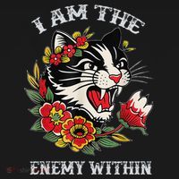 I Am The Enemy Within Cat Kamala Harris 2024 Merch Toddler Hoodie thumb 2