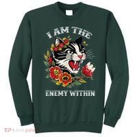 I Am The Enemy Within Cat Kamala Harris 2024 Merch Sweatshirt thumb 0