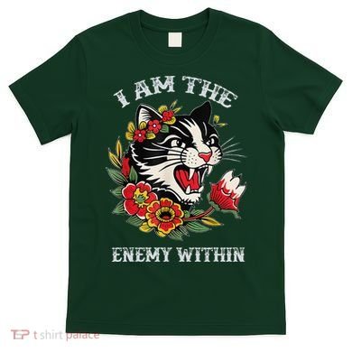 I Am The Enemy Within Cat Kamala Harris 2024 Merch T-Shirt