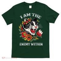I Am The Enemy Within Cat Kamala Harris 2024 Merch T-Shirt thumb 0