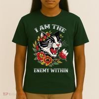 I Am The Enemy Within Cat Kamala Harris 2024 Merch T-Shirt thumb 4