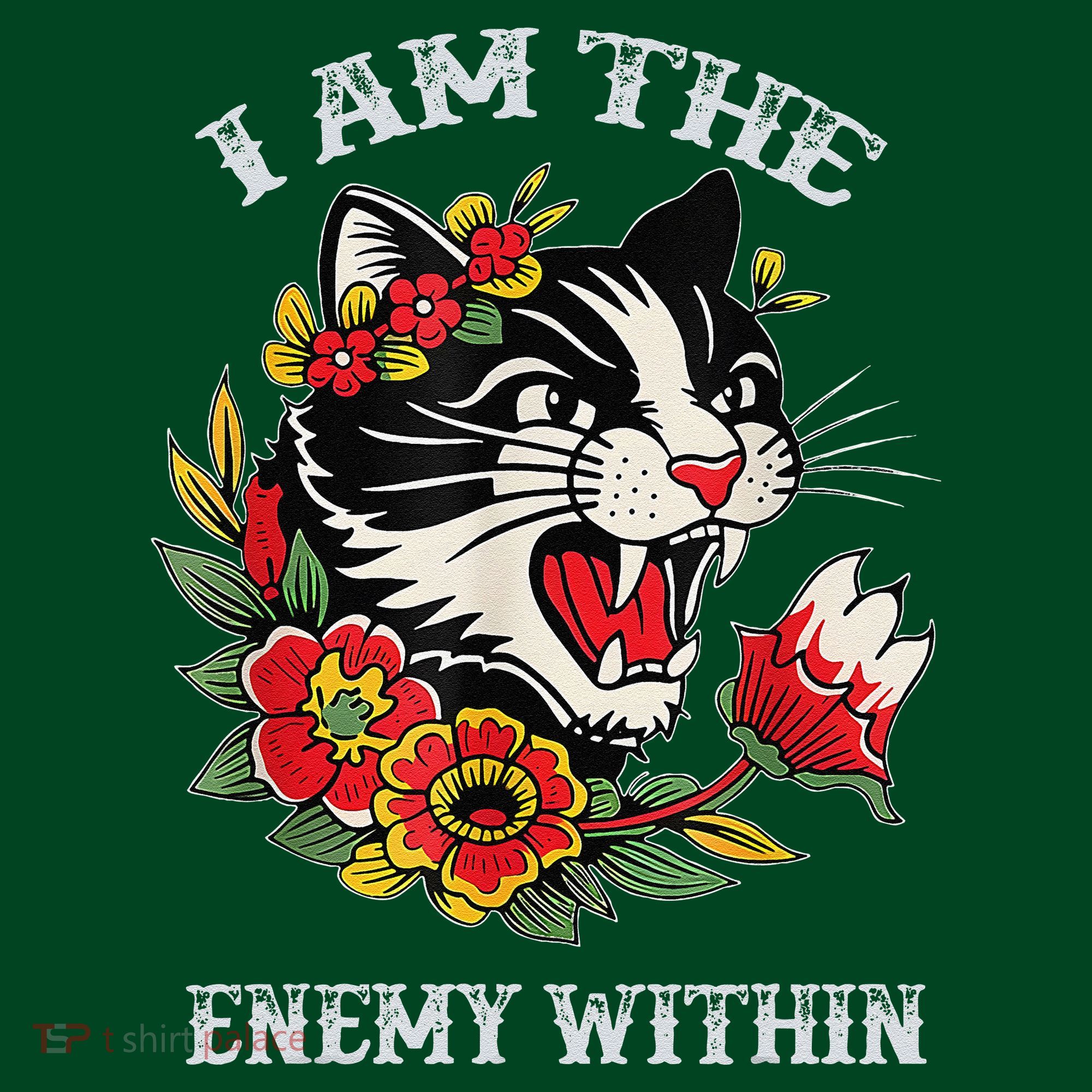 I Am The Enemy Within Cat Kamala Harris 2024 Merch Mousepad