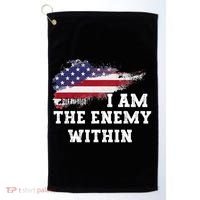 I Am The Enemy Within Golf Towel thumb 0