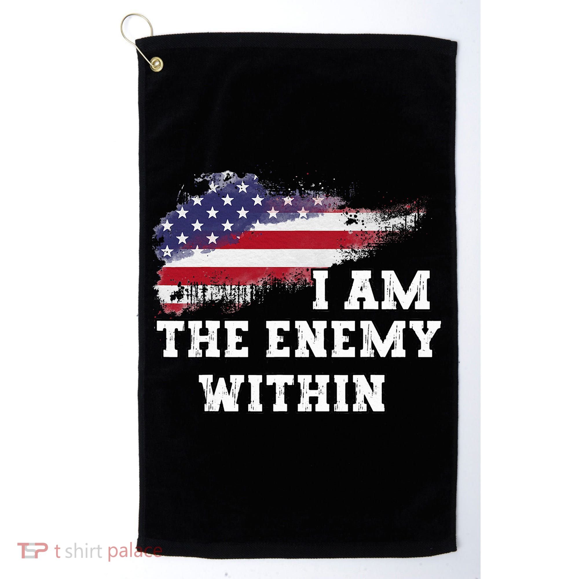 I Am The Enemy Within Golf Towel