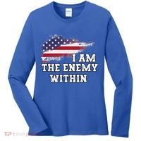 I Am The Enemy Within Women's Long Sleeve Shirt thumb 0