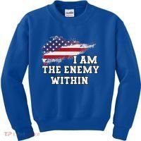 I Am The Enemy Within Kids Sweatshirt thumb 0