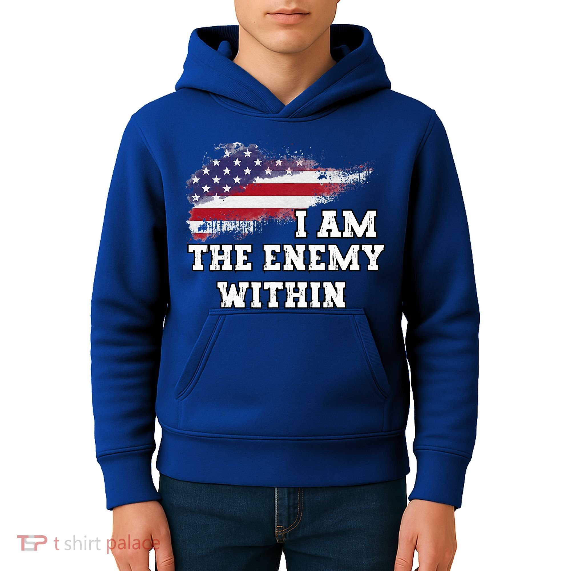 I Am The Enemy Within Kids Hoodie