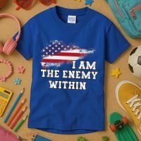 I Am The Enemy Within Kids T-Shirt thumb 3