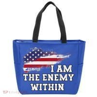 I Am The Enemy Within Tote Bag thumb 0