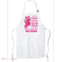 I Am The Storm Fight Breast Cancer Awareness Quote Apron thumb 0