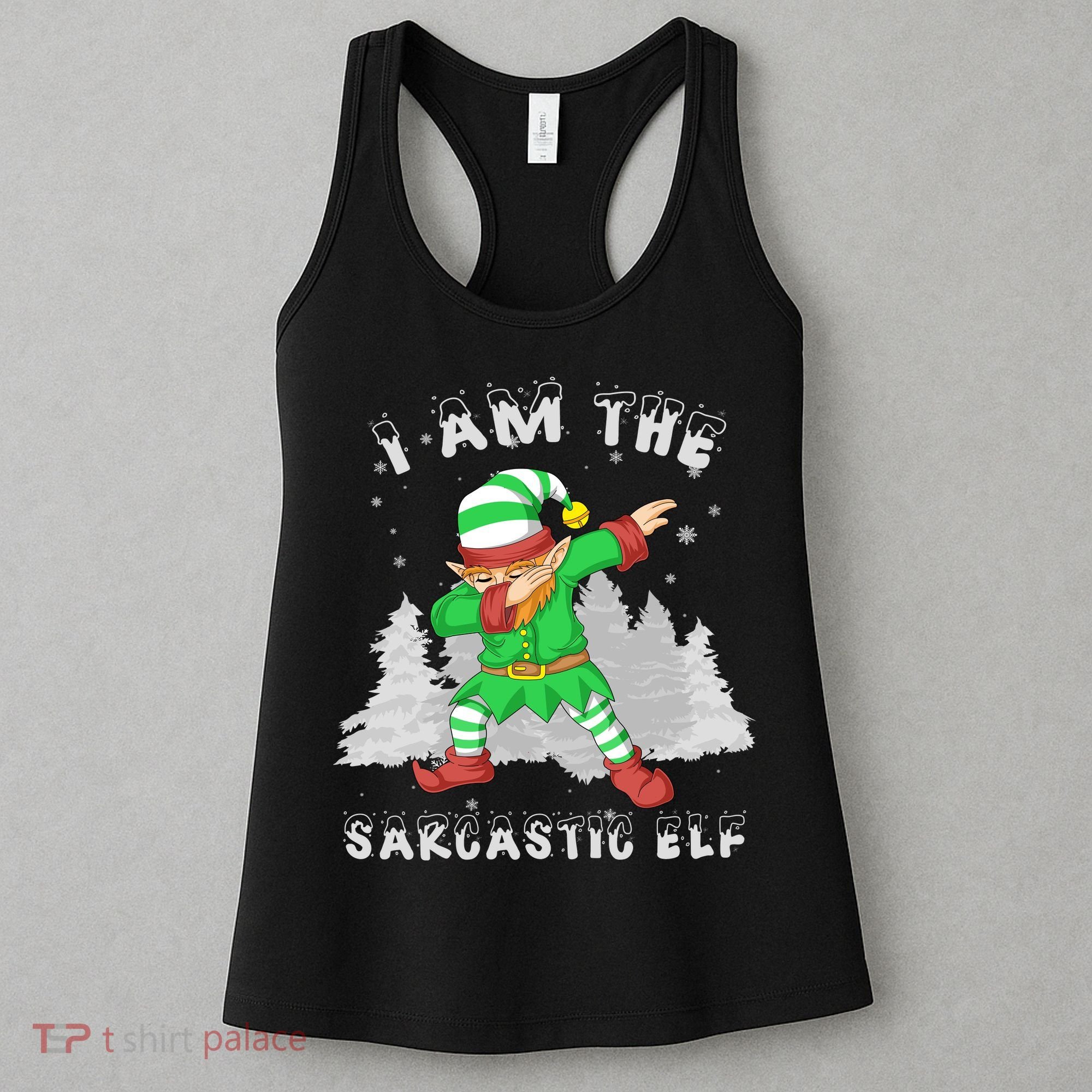 I Am The Sarcastic Elf Women's Tank Top