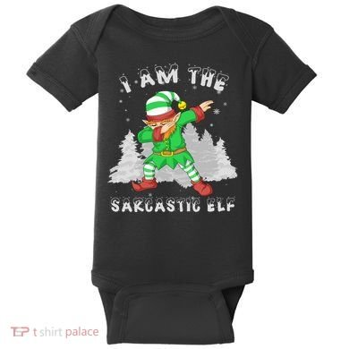 I Am The Sarcastic Elf Baby Bodysuit
