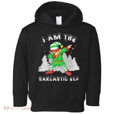 I Am The Sarcastic Elf Toddler Hoodie