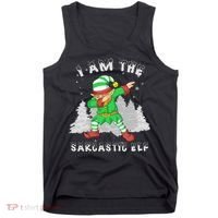 I Am The Sarcastic Elf Tank Top thumb 0