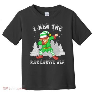 I Am The Sarcastic Elf Toddler T-Shirt