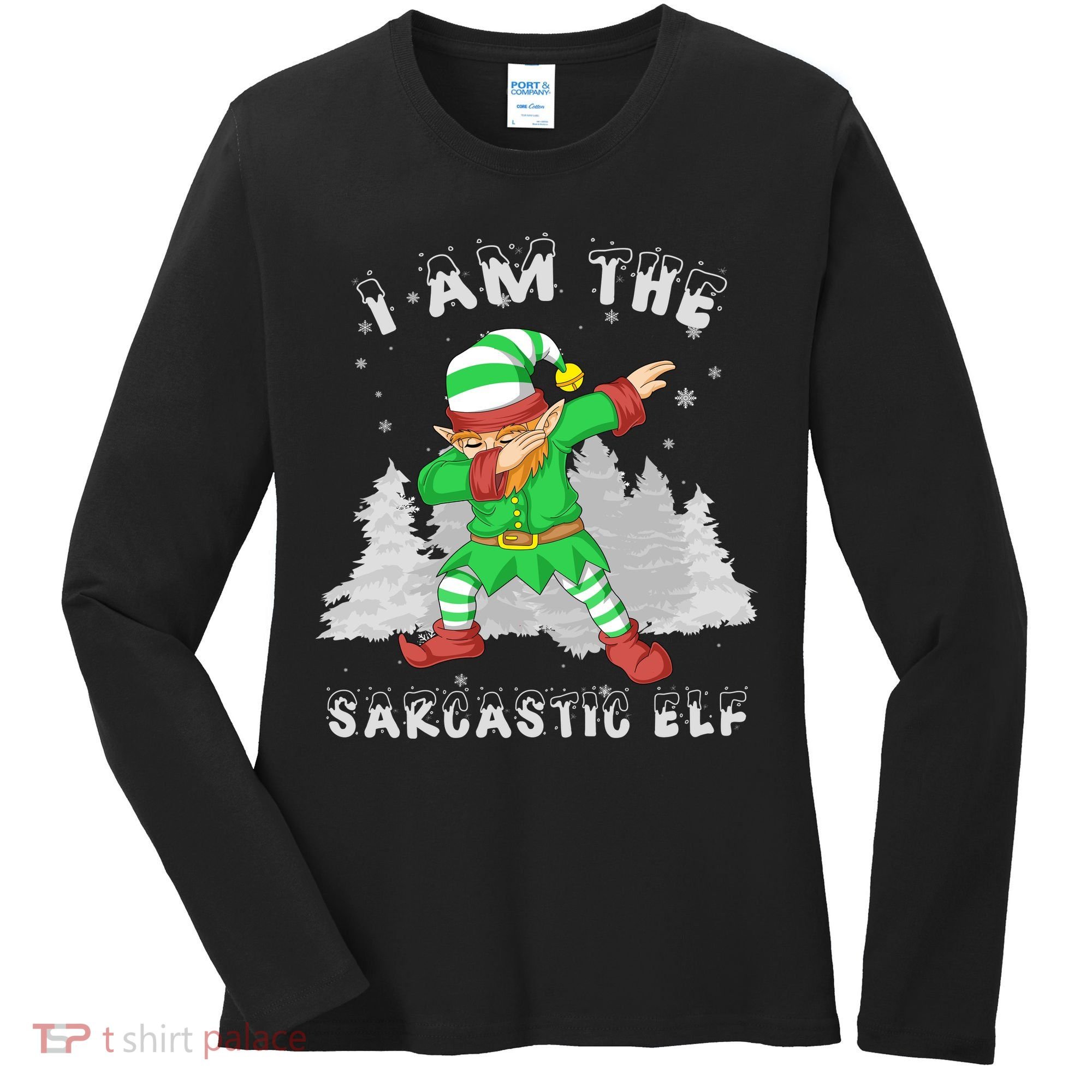 I Am The Sarcastic Elf Women's Long Sleeve Shirt