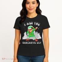 I Am The Sarcastic Elf Women's T-Shirt thumb 4