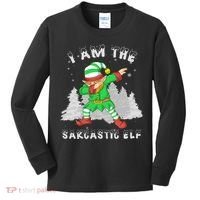 I Am The Sarcastic Elf Kids Long Sleeve Shirt thumb 0