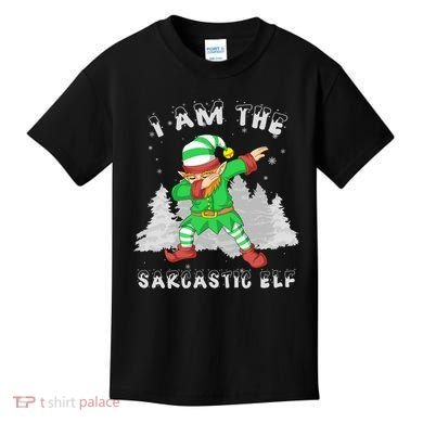 I Am The Sarcastic Elf Kids T-Shirt