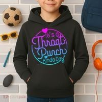 ItS A Throat Punch Kind Of Day Kids Hoodie thumb 2