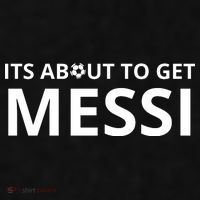 Its About To Get Messi Funny Ladies PosiCharge Tri-Blend Wicking Tank thumb 2