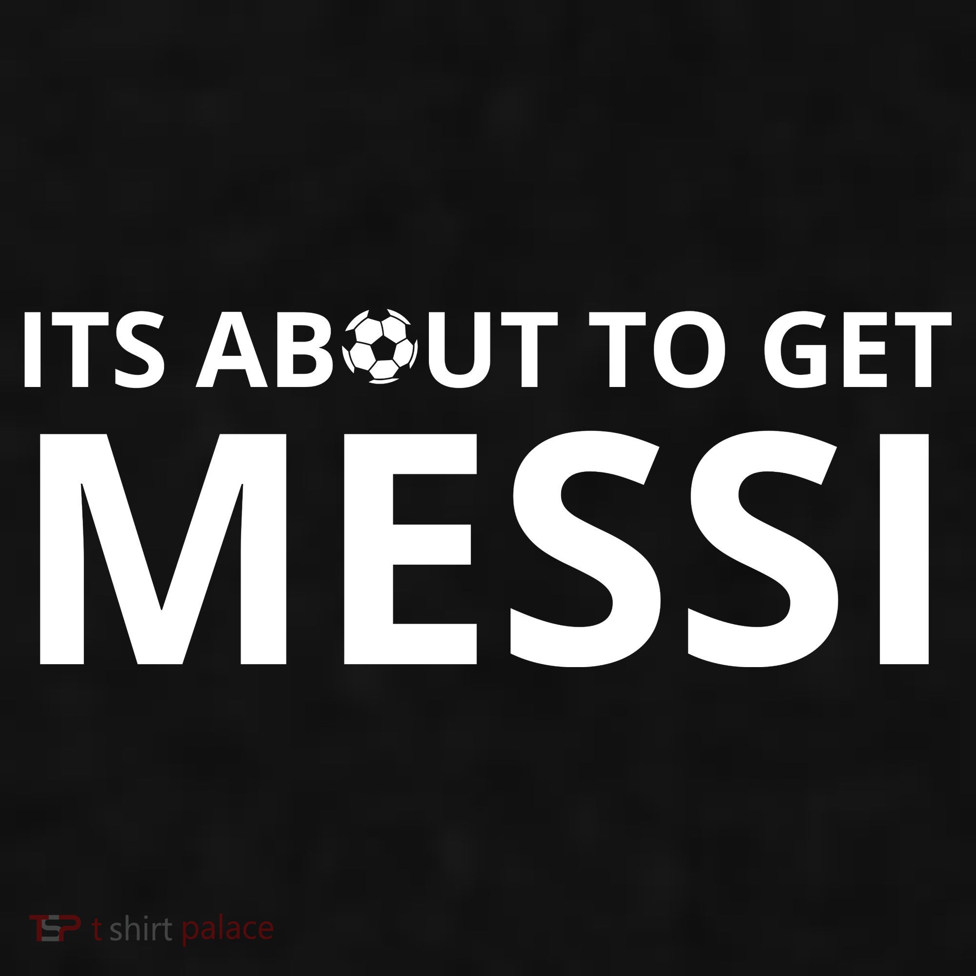 Its About To Get Messi Funny Ladies PosiCharge Tri-Blend Wicking Tank