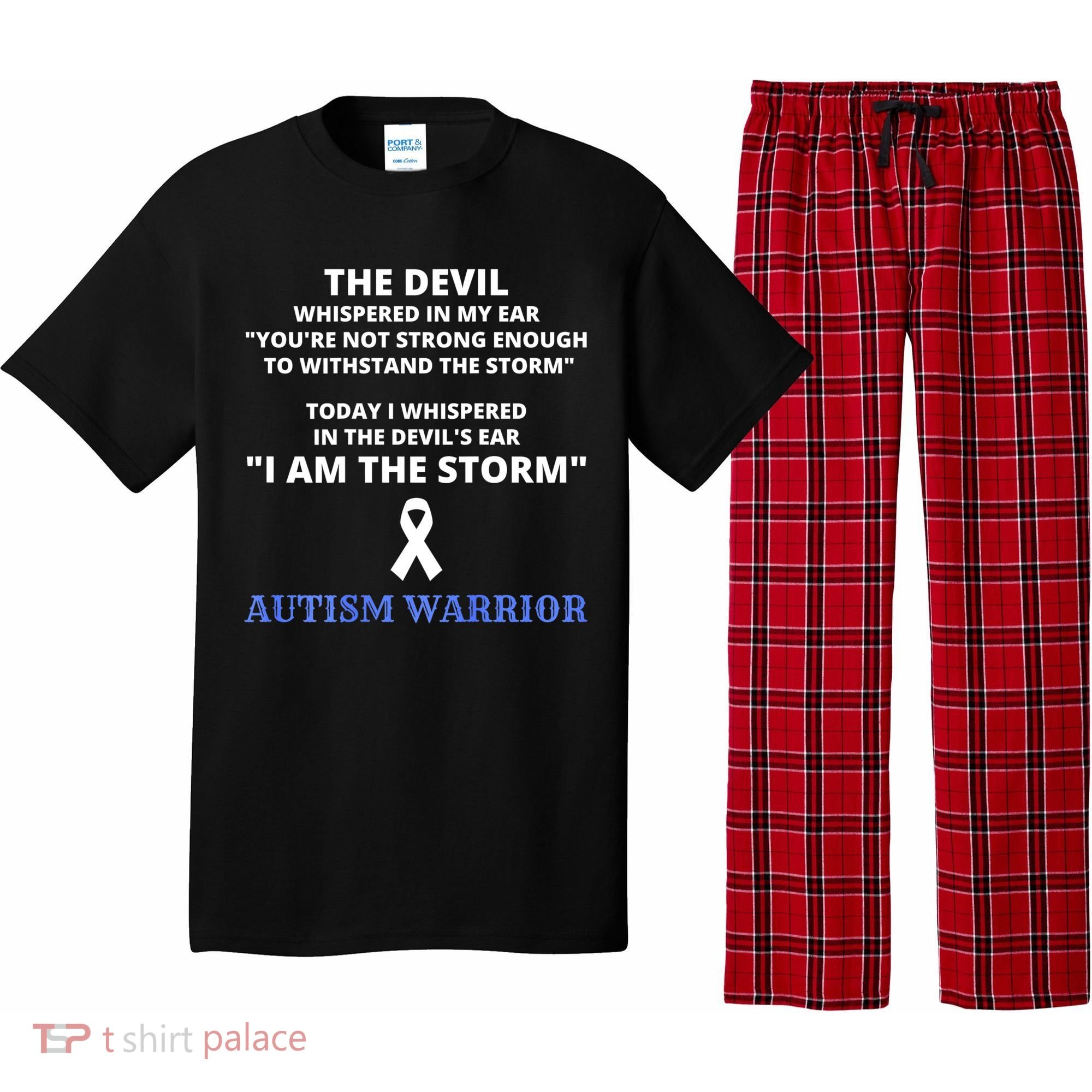 I Am The Storm Autism Warrior Autism Awareness Pajama Set