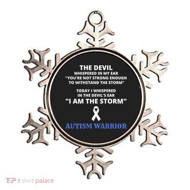 I Am The Storm Autism Warrior Autism Awareness Ornament