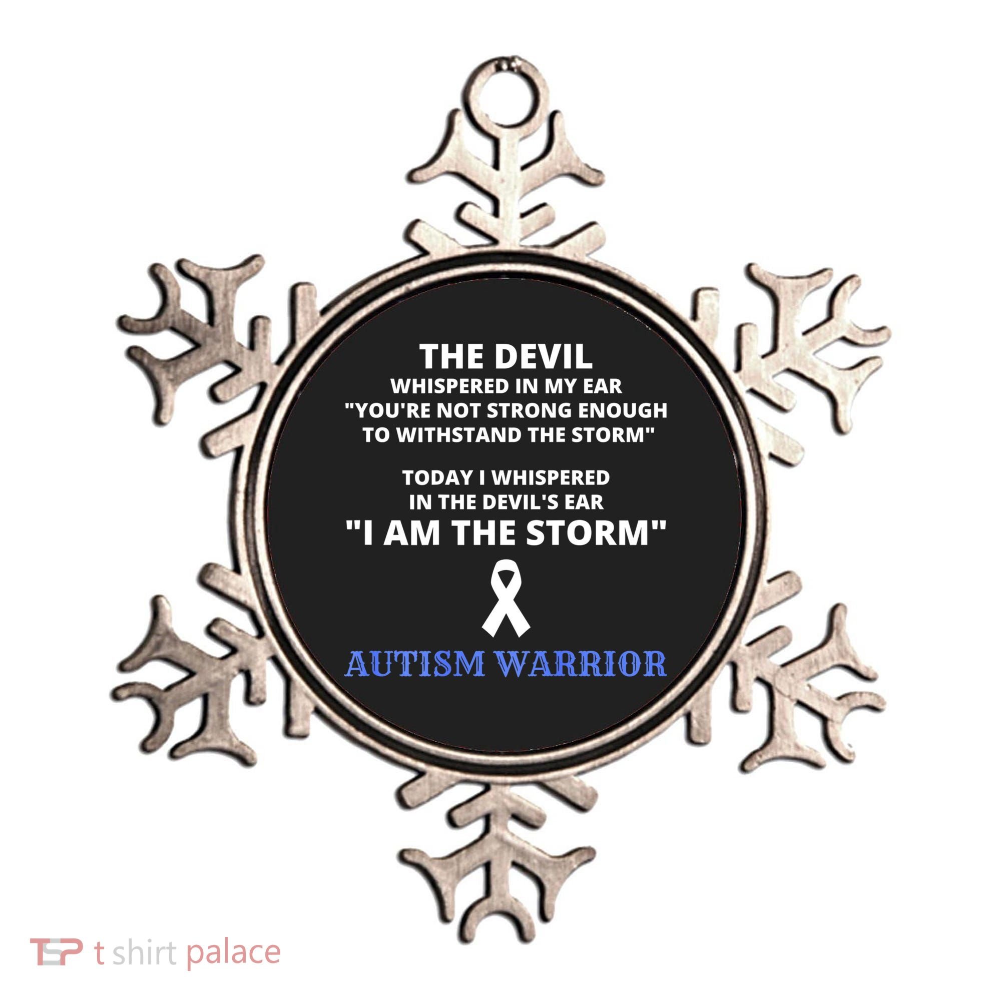 I Am The Storm Autism Warrior Autism Awareness Ornament