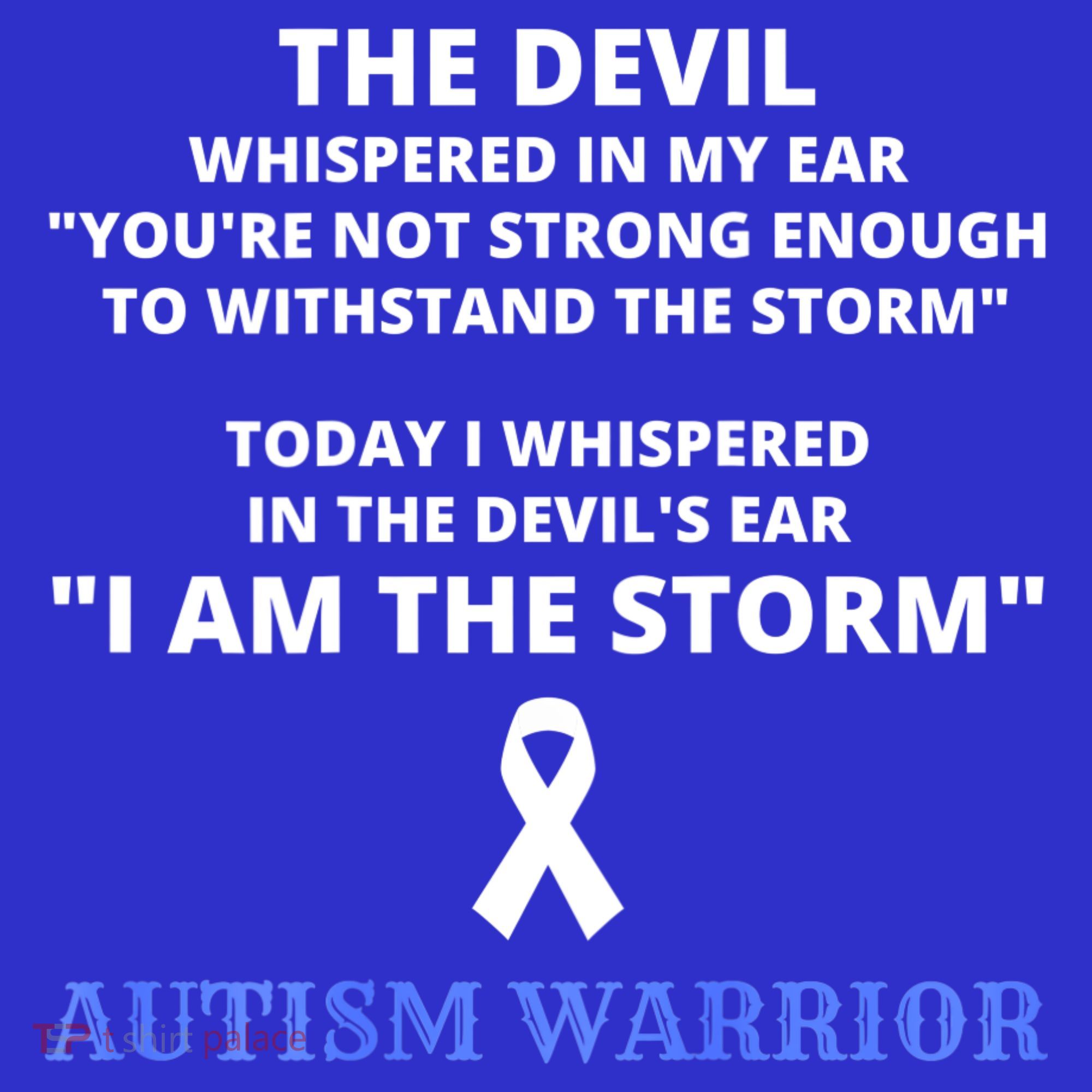 I Am The Storm Autism Warrior Autism Awareness Visor