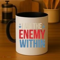 I Am The Enemy Within Coffee Mug thumb 4