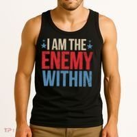 I Am The Enemy Within Tank Top thumb 3