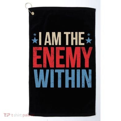 I Am The Enemy Within Golf Towel